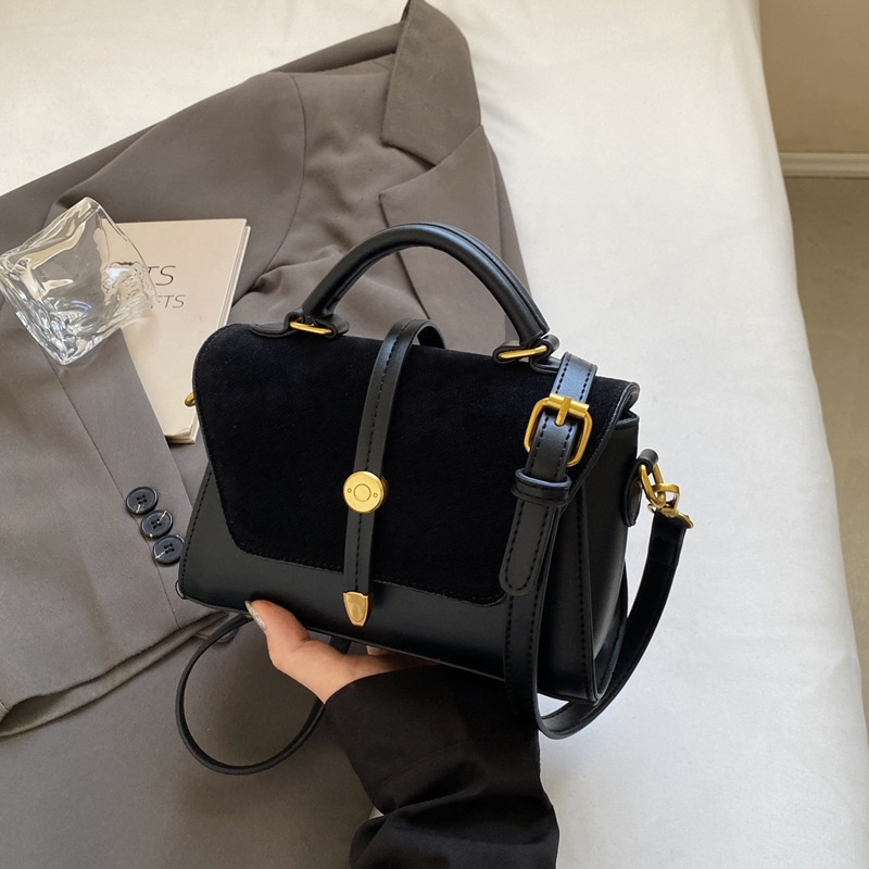 Women Bags Golden - Elegancka torebka z imitacji skóry z