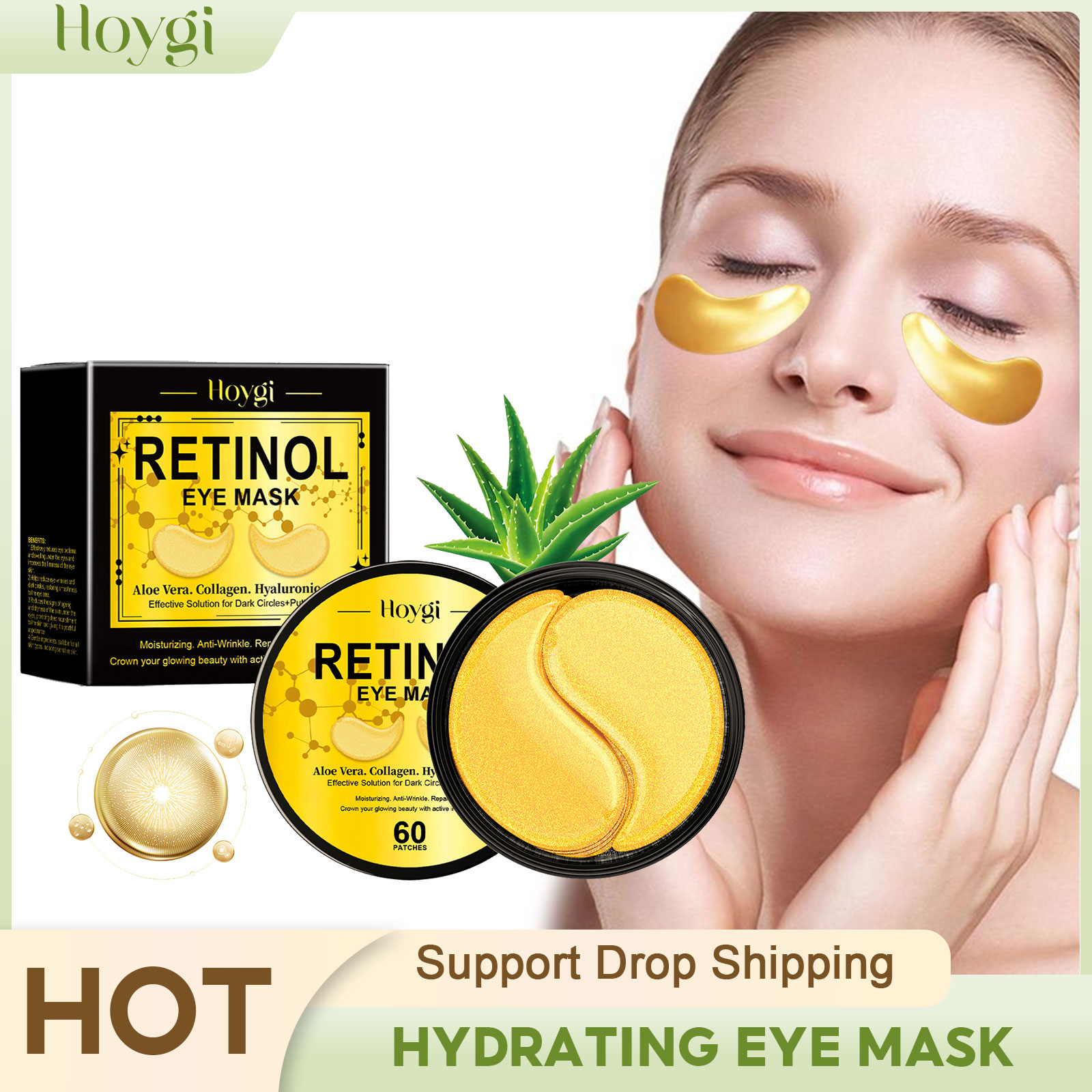 Women Bags Under Eyes - Nawilżająca maska ​​pod oczy przeciw cieniom