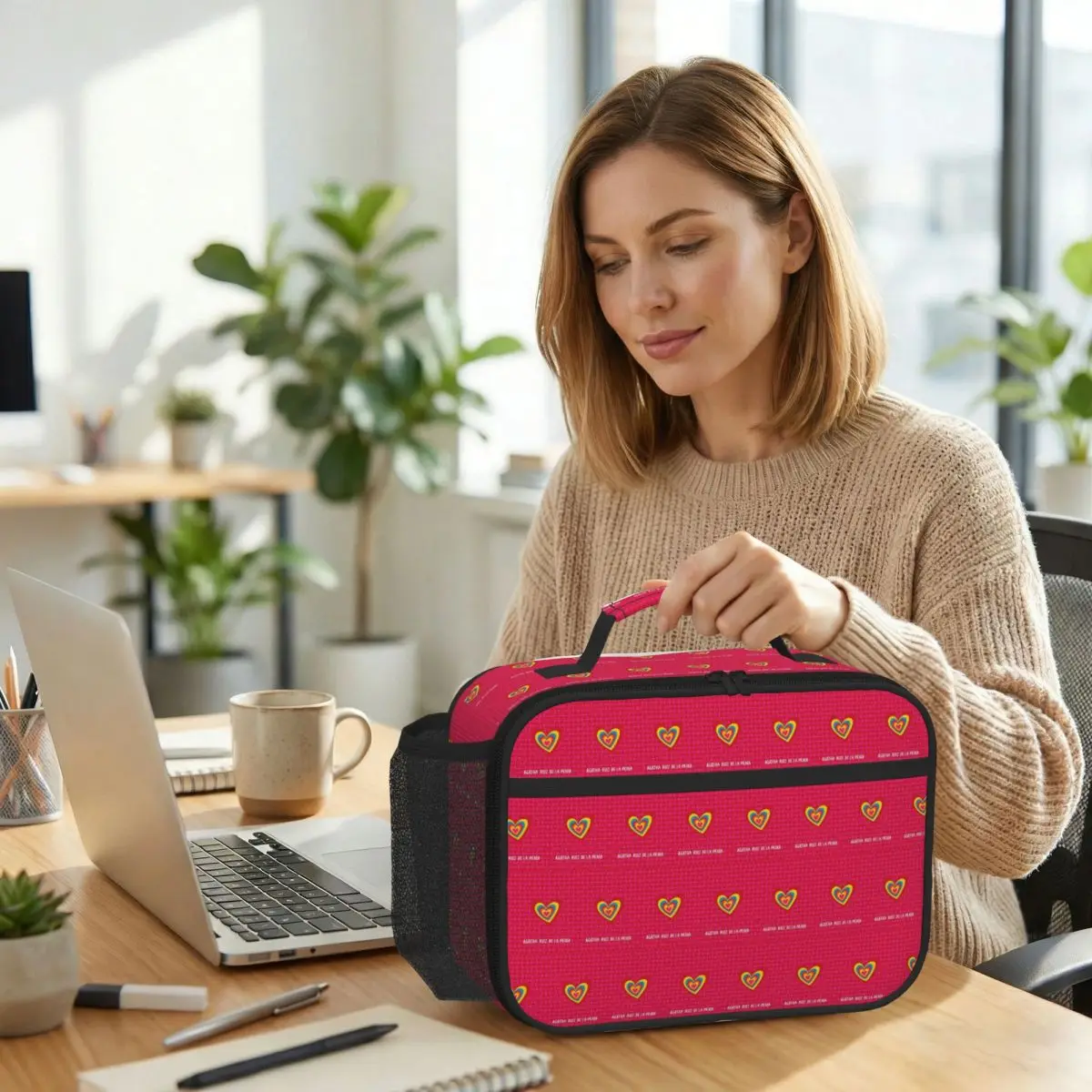Women Bags Prada - Torba na lunch z wzorem Agathy