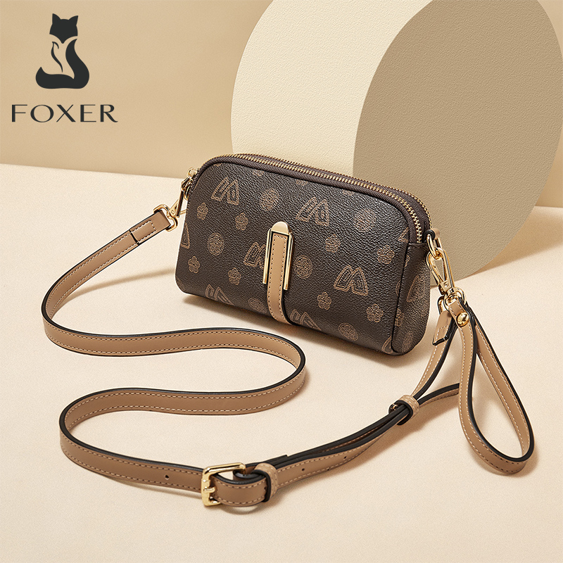 Women Bags Guess - FOXER Damska Mała Torebka Crossbody na