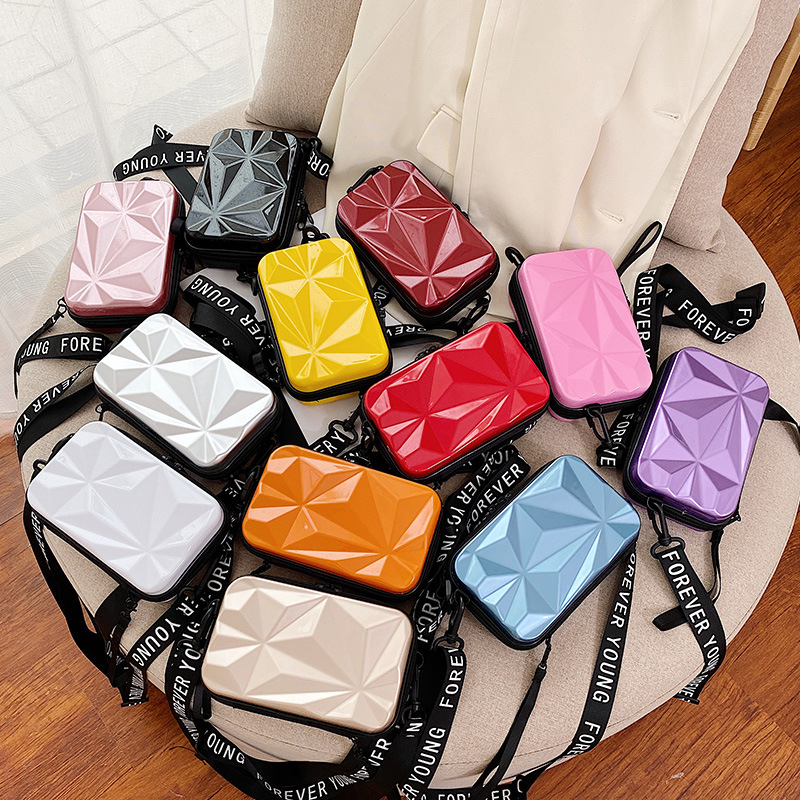 Women'S Elle Bags - Nowa 7-calowa Duża Mała Kwadratowa Twarda