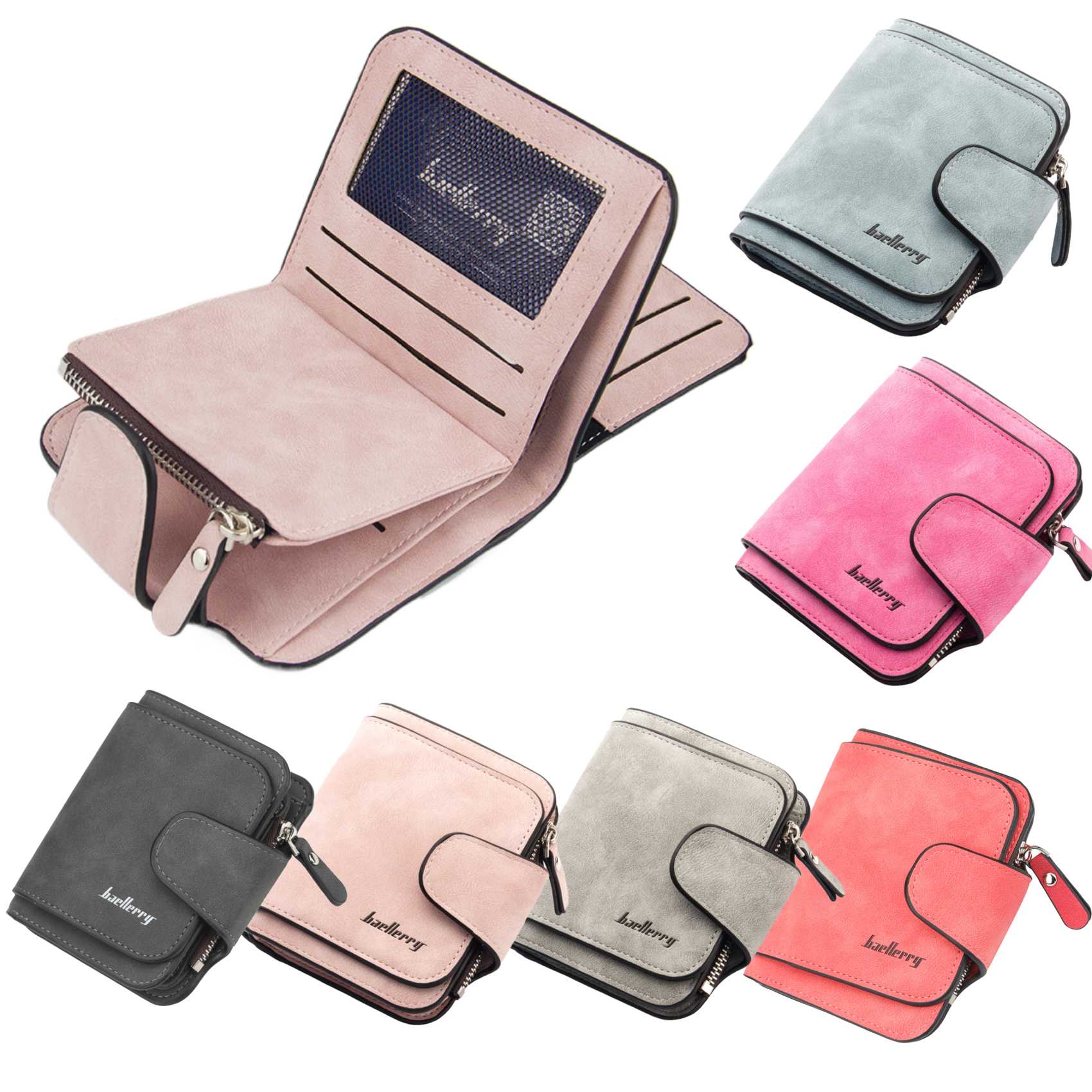 Women Bags Guess - Krótki portfel damski z klamrą ze