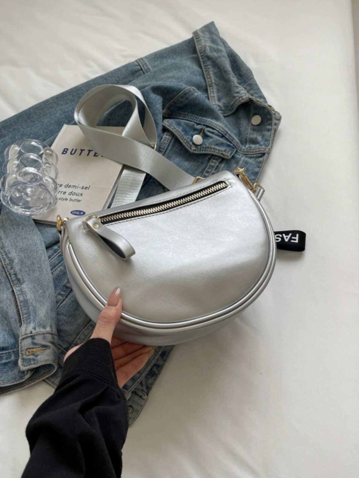Women'S Elle Bags - Torebka crossbody z cekinami, damska, codzienna,