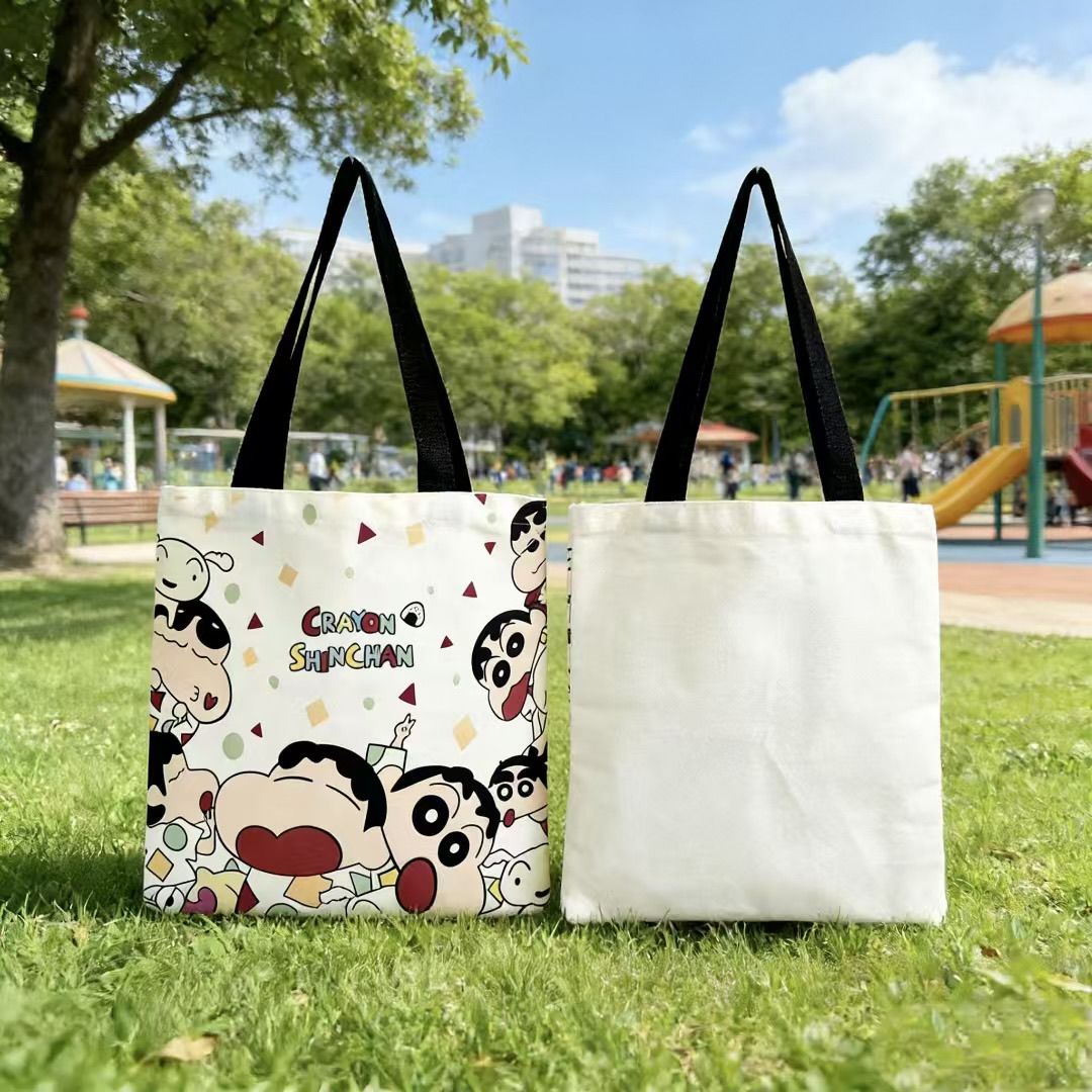 Shopper Tote Canvas - Torba płócienna Crayon Shin-chan 2026, duża