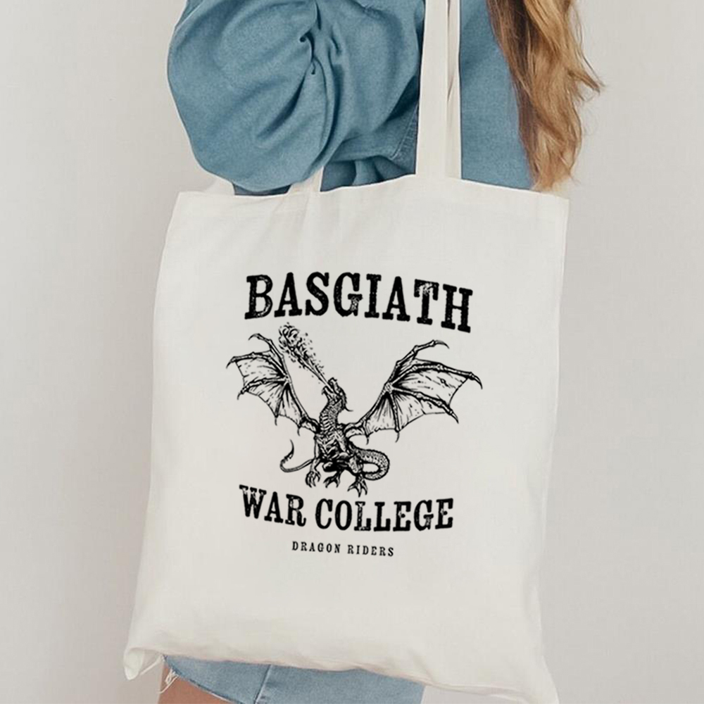 Women Bags Golden - Kobiety Basgiath War College Tote Bag