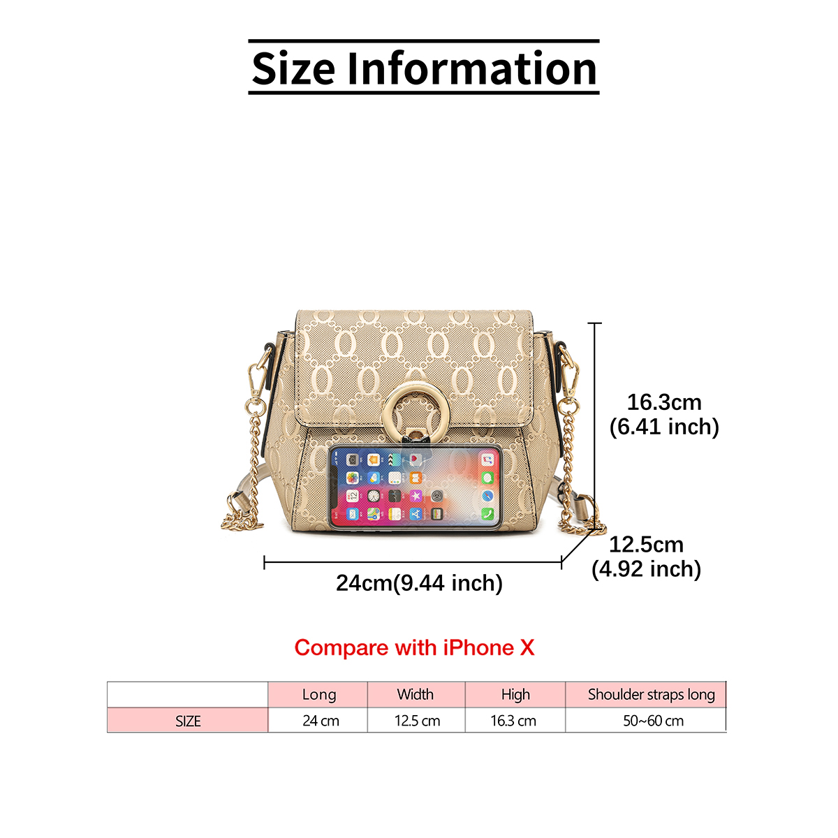 Torebka damska FOXER Luxury Br – Women Bags Golden recenzja i cena