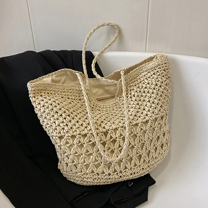 Torebki ze słomy o swobodnym d – Women Bags Handmade recenzja i cena