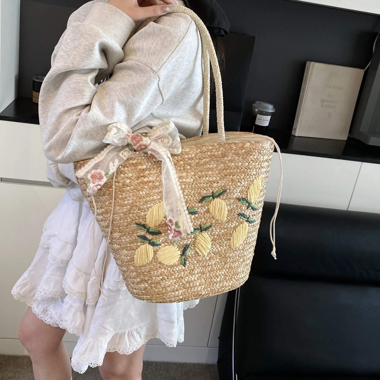 Duża pojemność Plażowa torba n – Women Bags Handmade recenzja i cena
