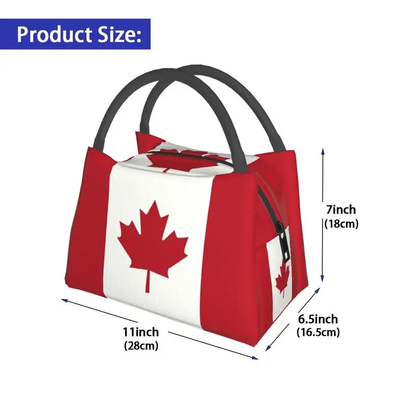 Torby na lunch z flagą Kanady  – Women Bags In Canada recenzja i cena