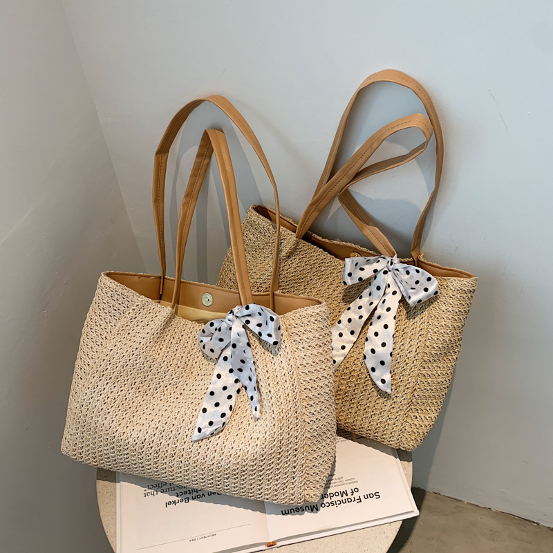 Szalik letni torba ze słomy z  – Women Bags Handmade recenzja i cena