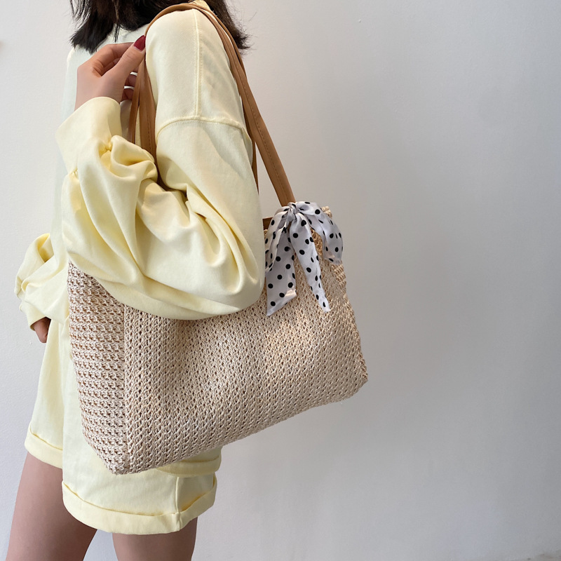 Szalik letni torba ze słomy z  – Women Bags Handmade recenzja i cena
