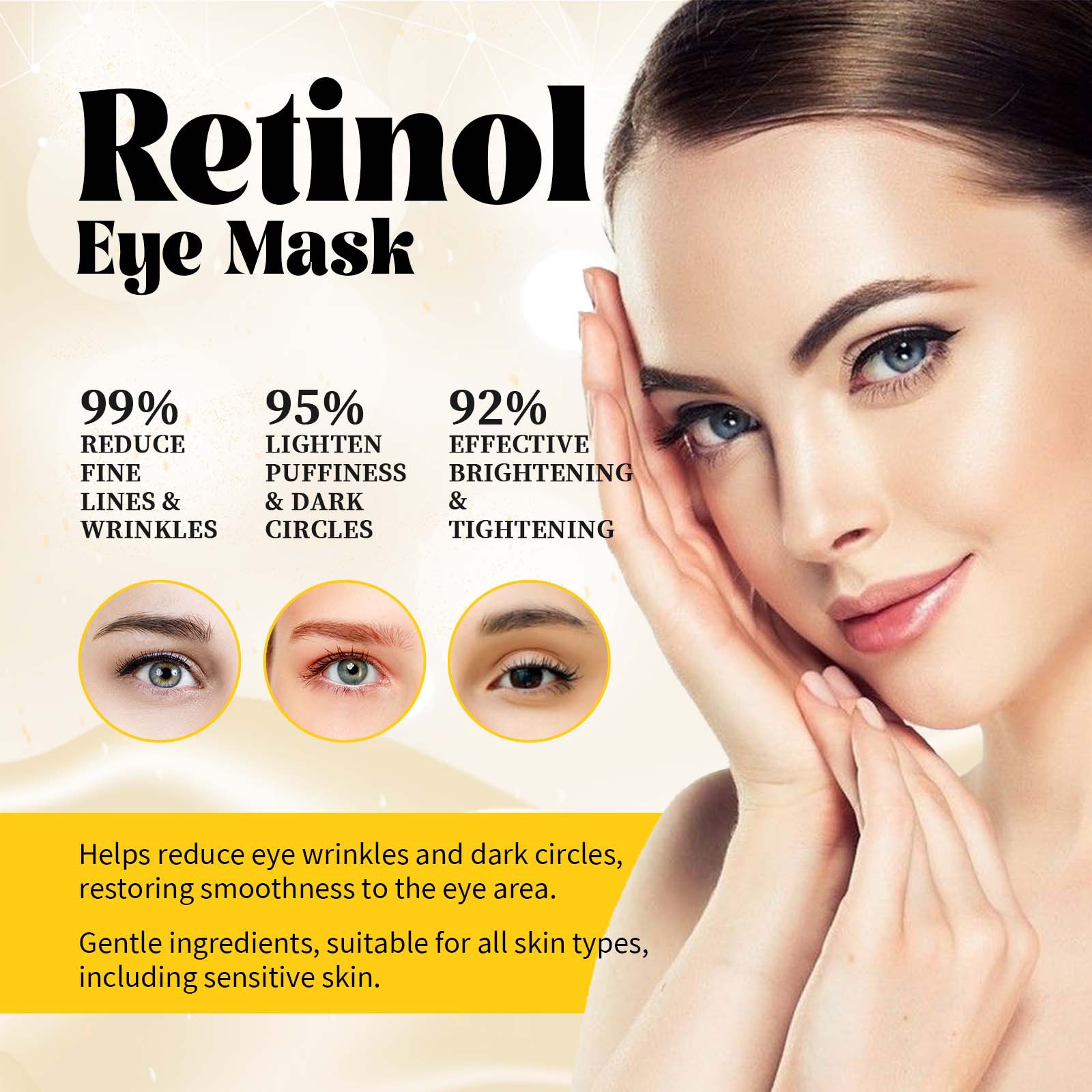 Nawilżająca maska ​​pod oczy p – Women Bags Under Eyes recenzja i cena