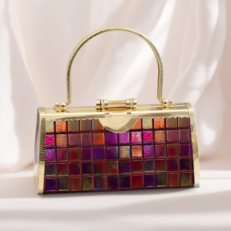 Złota diamentowa torebka na wy – Women Bags Golden recenzja i cena