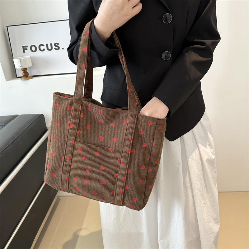 Sztruksowa torebka Torba plażo – Women Bags Guess recenzja i cena