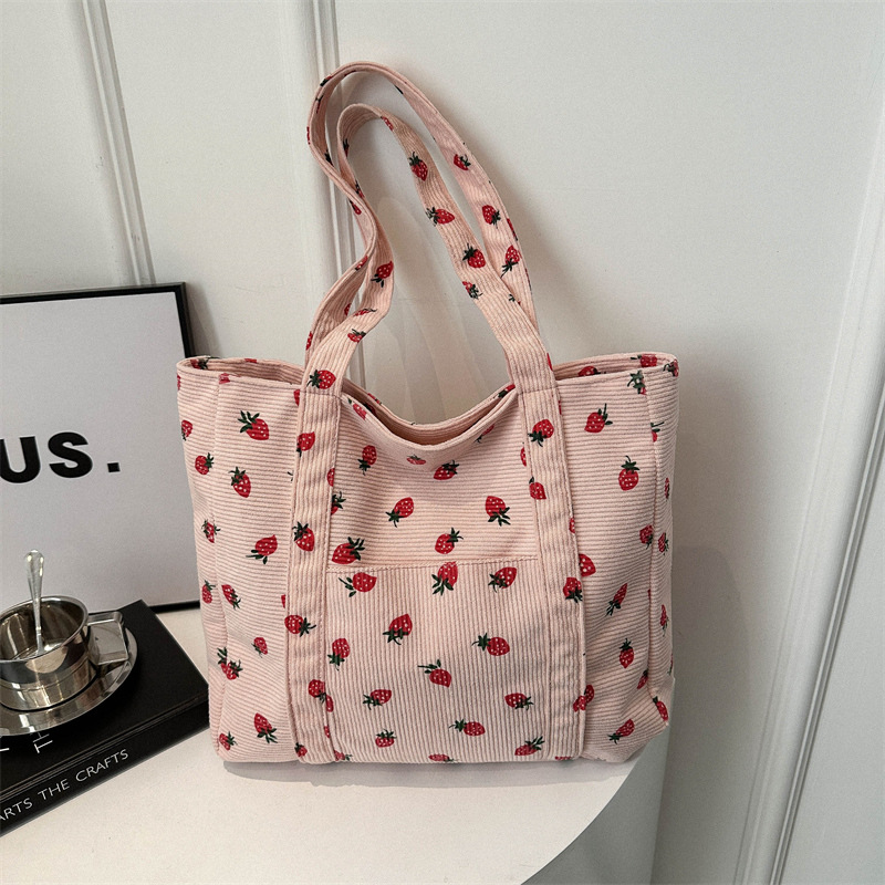 Sztruksowa torebka Torba plażo – Women Bags Guess recenzja i cena