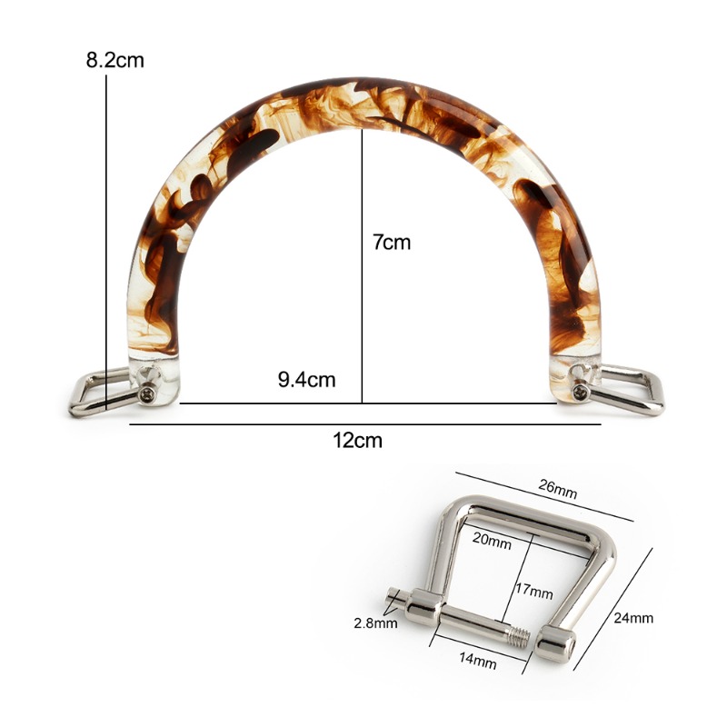 1/2/4 SZT. Akrylowy uchwyt do  – Tortoiseshell Bag Acrylic recenzja i cena