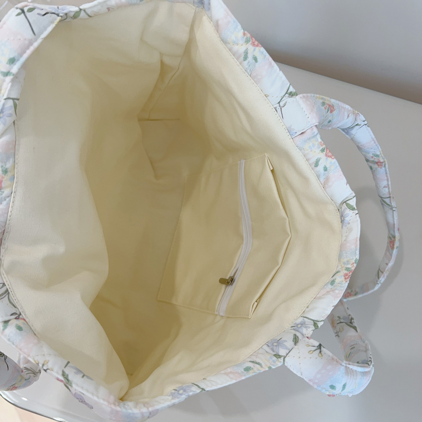Francuska kwiecista pikowana t – Shopper Tote Canvas recenzja i cena