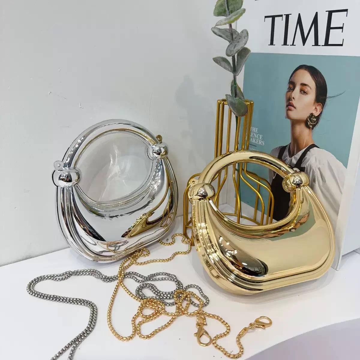 Mini złota torebka wieczorowa  – Women Bags Golden recenzja i cena