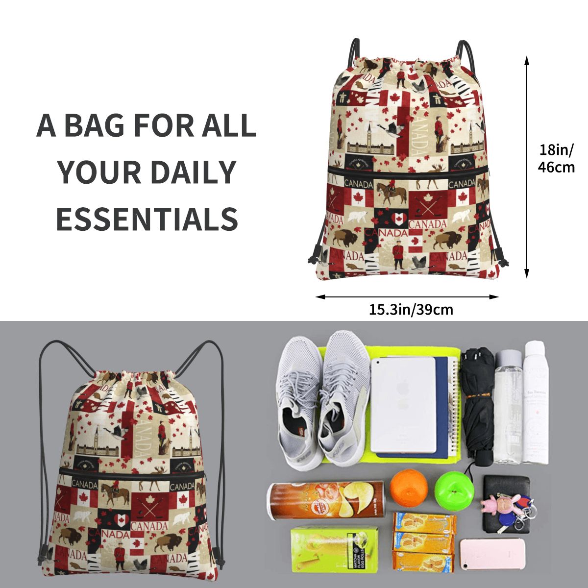 Plecak z flagą Kanady, kultura – Women Bags In Canada recenzja i cena