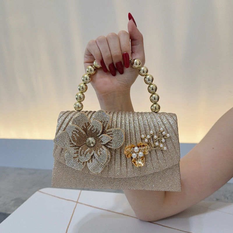 Złota, błyszcząca torebka wiec – Women Bags Golden recenzja i cena