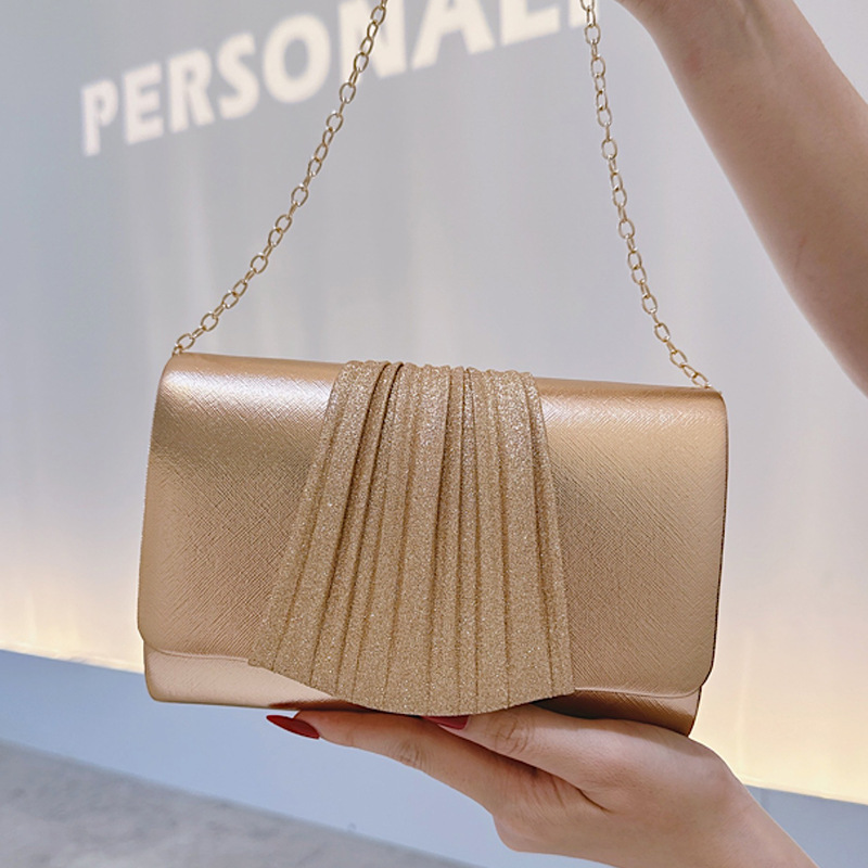 Złota Mała Wieczorowa Kopertów – Women Bags Golden recenzja i cena