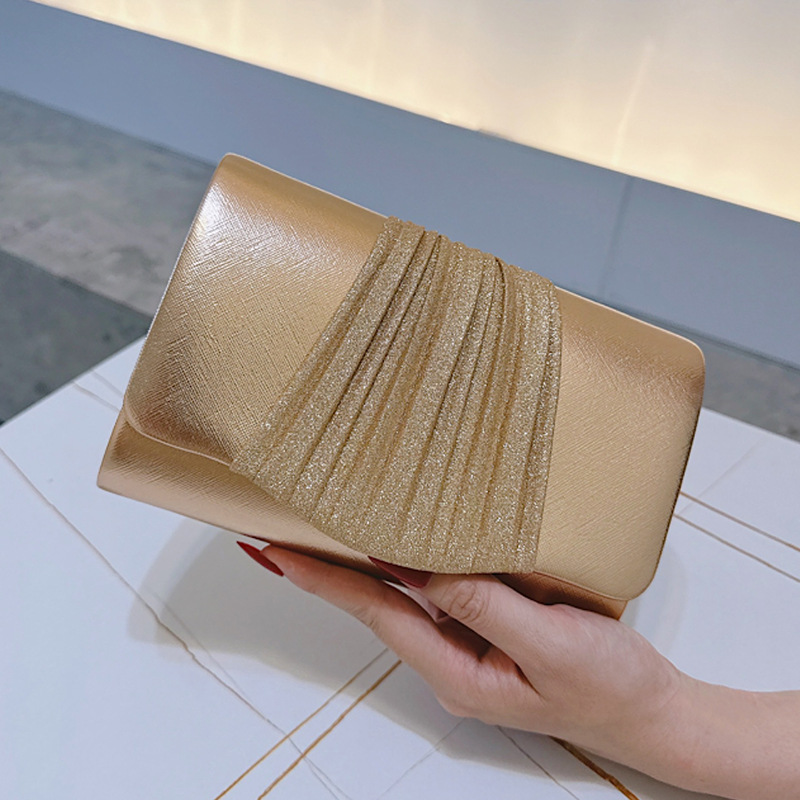 Złota Mała Wieczorowa Kopertów – Women Bags Golden recenzja i cena