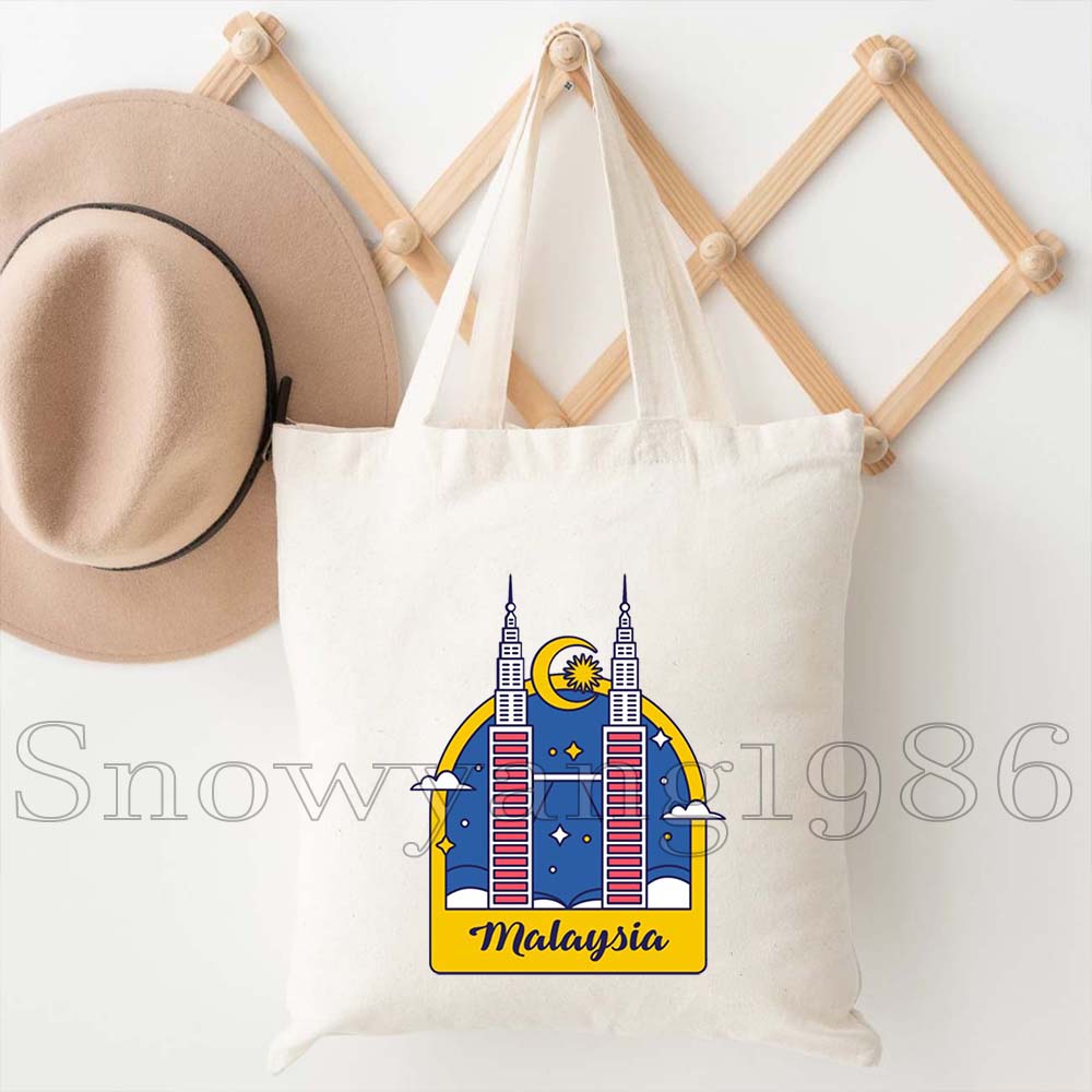 Torba płócienna na zakupy z ma – Women Bags Malaysia recenzja i cena